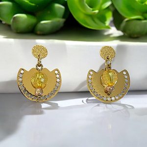 boucles-doreilles-demi-rond-jaunes