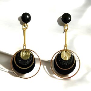 penantes-cercles-or-noir