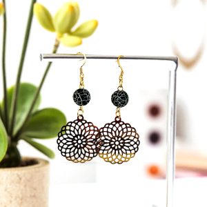 pendantes-rosace-agate-noire