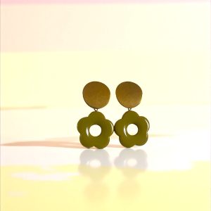 boucles-doreilles-fleur-verte