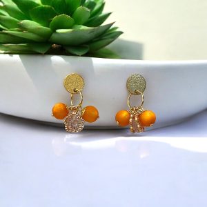 Clou-doreilles-samba-orange