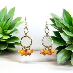 pendantes-cercles-agate-orange