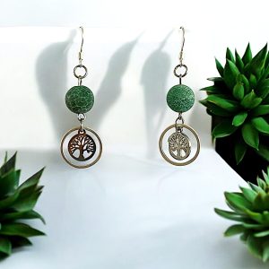 pendantes-argent-arbre-vertes